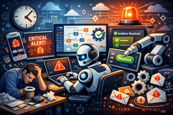 Automated incident response workflow with alerts and escalation